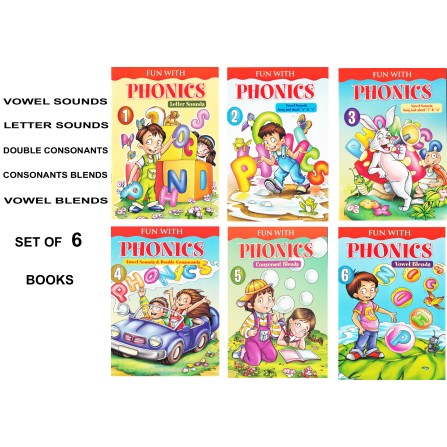 Fun With Phonics - Phonics Set Of 6 Books